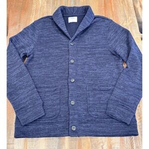 Old Navy Button Up Polyester Sweater Dark Blue Size XL‎
